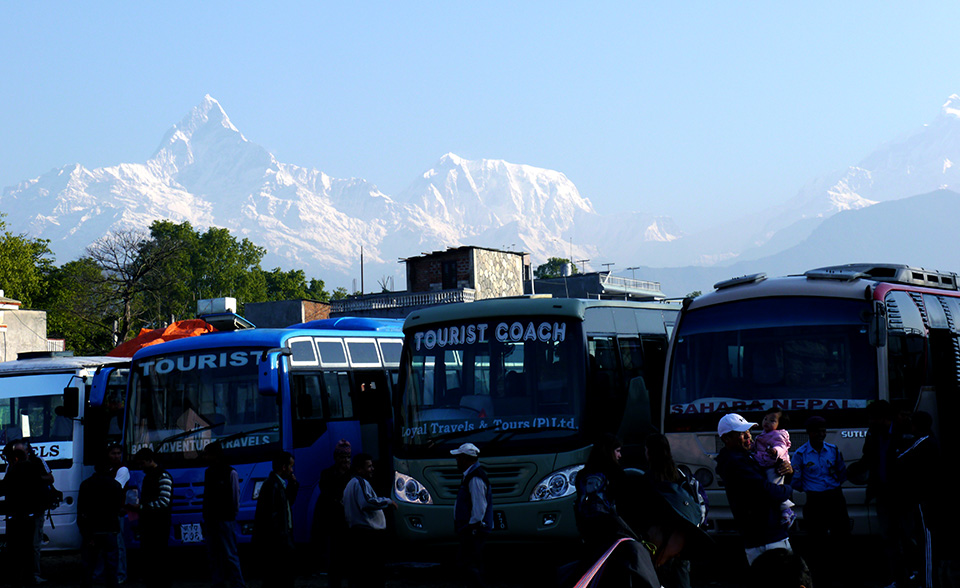 pokhara tourist bus park